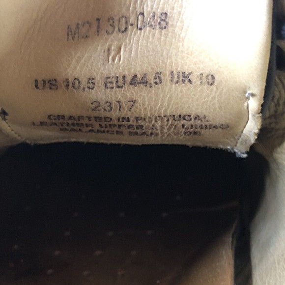 Samuel Hubbard Black Leather Oxford Wingtip Vibram Men’s Shoes Size 10.5 - Picture 5 of 5